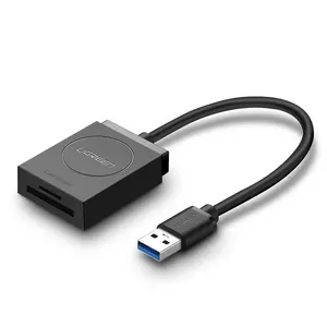 Устройство для чтения SD-карт UGREEN, USB 3,0, два слота, кардридер флэш-памяти, компактный размер, Сверхбыстрая передача