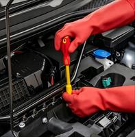 Gants isolants de diagnostic EV 1000V, classe 0, en caoutchouc, pour une maintenance sûre des véhicules électriques, EPI pour les réparations de véhicules électriques