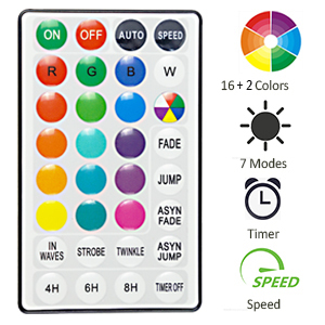 16 色变色 <span class=keywords><strong>LED</strong></span> 童话灯室内/室外派对装饰灯串遥控定时器 IP65 球形可定制长度 - Product Image 6