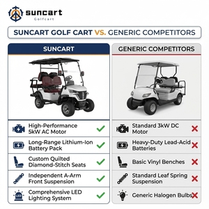 Voiturette de golf électrique en stock en Indonésie/USA/Dubaï, livraison rapide, 2 places, certifiée CE et MSDS - Product Image 3