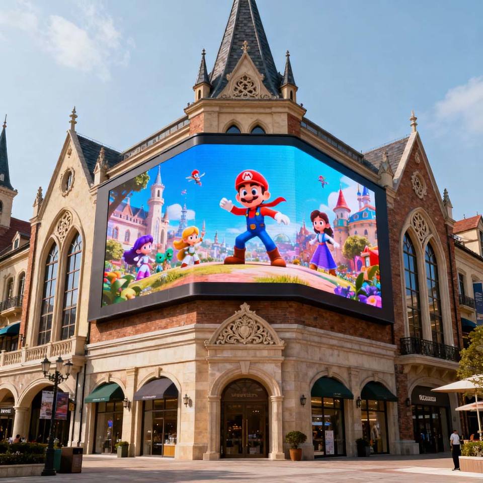 Easy Installation 90 Degrees Corner Led Video Wall Screen Pantalla Led ...