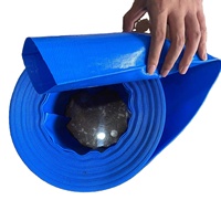 Tuyau de tuyau plat en pvc d'usine pour système d'irrigation