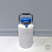 Cylindre de gaz azote liquide Yds 35L en alliage d'aluminium blanc, garantie 1 an, récipient cryogénique Dewar, composant de réservoir sous pression