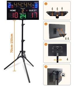 Marcador Digital LED YIZHI para <span class=keywords><strong>Baloncesto</strong></span> con Soporte de Trípode y Control Remoto Inalámbrico - Product Image 6