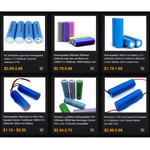 18650 बैटरी 7.4v 1200mah 1600mah 2000mah 2400 लिथियम-आयन बैटरी - Product Image 6