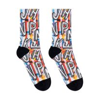 Printemps et été Impression numérique 3d Hommes Coton Femmes Mode Chaussettes de sport imprimées par sublimation Logo personnalisé