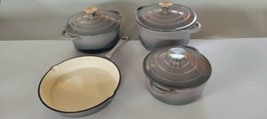 Ustensiles de cuisine 4 pièces 20CM 22CM 24CM Casserole 26cm Plat <span class=keywords><strong>à</strong></span> pâtisserie Jumbo Casserole antiadhésive Ensemble de casseroles en gros Ensemble de batterie de cuisine en émail - Product Image 4