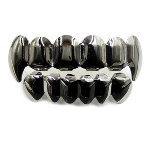 <span class=keywords><strong>2024</strong></span> moda plata chapado en oro cobre Hip Hop Dental Grillz parte superior inferior 5cm cuerpo joyería conjunto aleación para Mujeres Hombres Uso de fiesta - Product Image 2