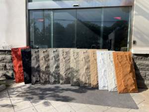 Panneau de fond écologique 3D externe Pu Crazy Slab Tile Culture Rock Faux Polyuréthane Panneau mural en pierre artificielle Pu - Product Image 4