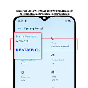 หน้า<span class=keywords><strong>จอ</strong></span>โทรศัพท์มือถืออะไหล่แท้ รุ่นอเนกประสงค์ สำหรับ Oppo A11X A11 A8 A5 A9 A31 <span class=keywords><strong>2020</strong></span> - Product Image 6