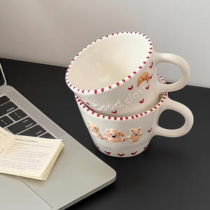 Tazza per Caffè e Tè al Latte con Design Creativo a Forma di Orso in Smalto Resistente alle Alte Temperature Design Moderno e Semplice - Product Image 4