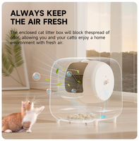 Litière automatique pour chat Vansity, autonettoyante, confortable, grande capacité, facile à nettoyer, toilette automatique pour chat