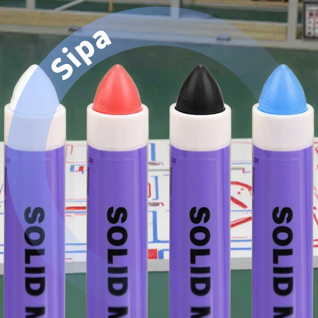 Sipa SD001 Industrial Crayon Marker Pen Set Solid Paint Markers for Window Wood Glass Permanent Marking