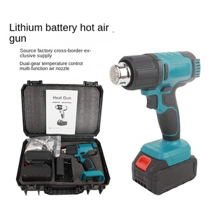 <span class=keywords><strong>Pistolet</strong></span> à <span class=keywords><strong>air</strong></span> <span class=keywords><strong>chaud</strong></span> rechargeable au lithium-ion <span class=keywords><strong>sans</strong></span> <span class=keywords><strong>fil</strong></span> à température régulée, outil de cuisson électrique pour le séchage de film de voiture et autres applications - Product Image 2