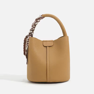 Customized high-quality PU leather luxury women's <b>handbag</b>, casual women's bucket bag - Product Image 6