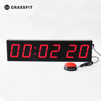 Timer Gym Profesional Portabel untuk Interval Latihan dengan Remote Control untuk GYM