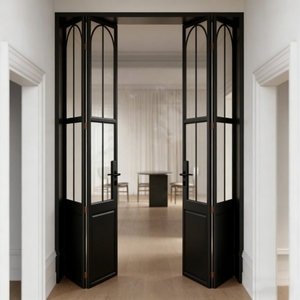 ALUFRONT Puertas Plegables de Aluminio de Lujo Estilo Francés, Puerta Francesa de Alta Calidad con Diseño Elegante y Minimalista - Product Image 1