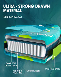 Tabla de <span class=keywords><strong>Paddle</strong></span> Surf Inflable de Primera Calidad, Tabla de Surf para Jugar en el Agua, Tabla de Stand Up <span class=keywords><strong>Paddle</strong></span> con Tecnología de Sellado Térmico - Product Image 5