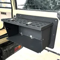 Accessoires pour Toyota Land Cruiser 76 LC76 : table pliante en alliage pour porte arrière, idéale pour la cuisine, le camping, l'organisation et le rangement