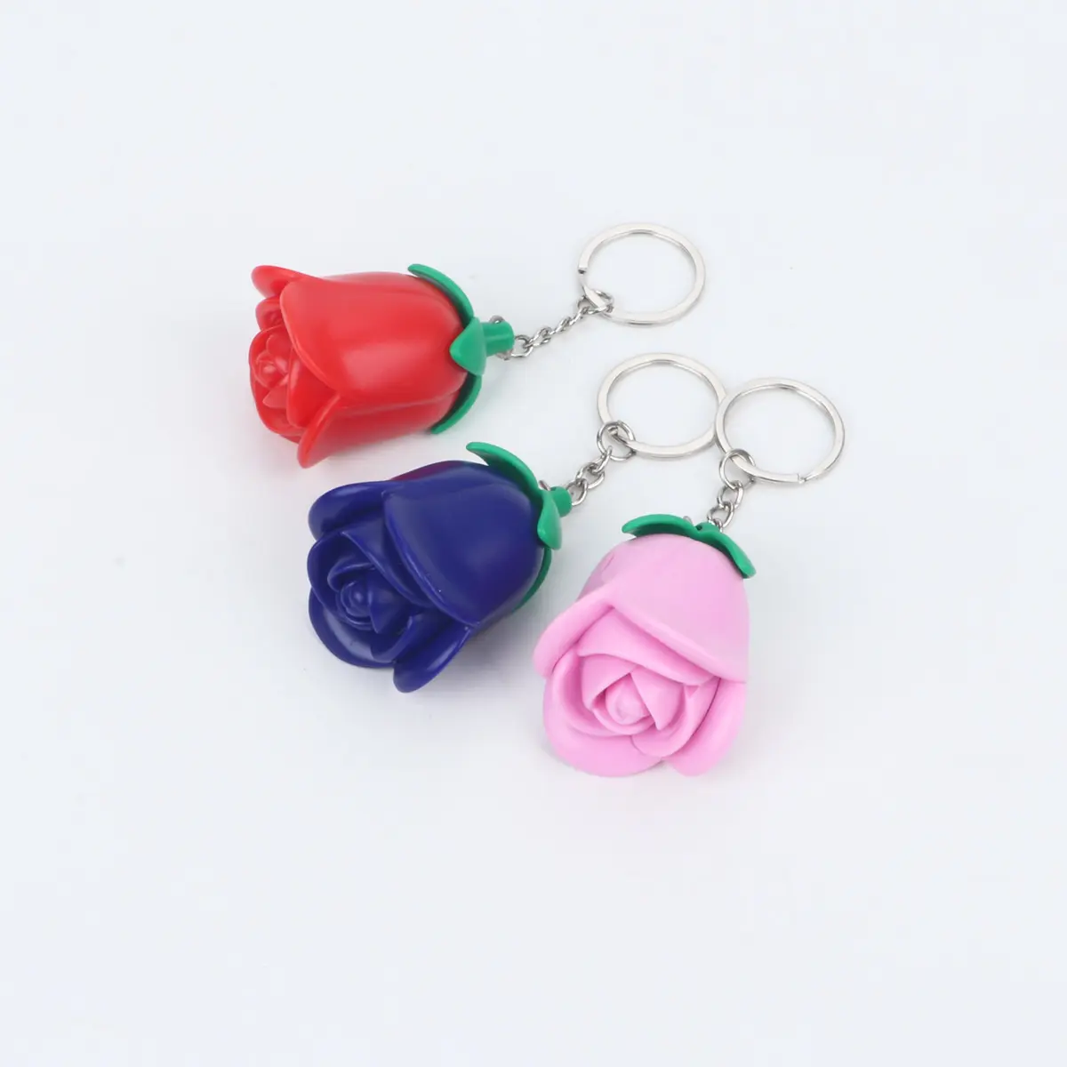 Son making I LOVE U Rose Fleur Porte-clés Pour Accessoires Souvenirs Sac Cadeau