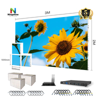 Mur vidéo Led 3D Buhne Gebogene P2 P2.97 Affichage Led HD 500x500mm Nie Schwarz Écran Led clé en main