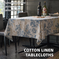 Nappes Housse de Table en Coton et Lin pour Mariage Hôtel Fête Banquet Restaurant