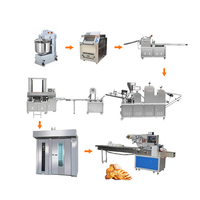 Ligne de production de pain sucré commercial, brioche et pâtisserie danoise pour les boulangeries