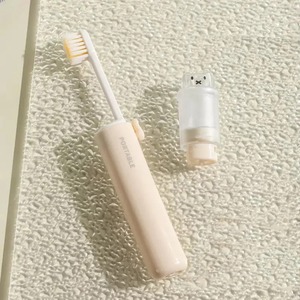Juego de cepillos de dientes portátiles 2 en 1, cepillo de dientes plegable, juego de pasta de dientes, mini cepillo de dientes de dibujos animados con cerdas suaves, suministro de higiene para el hogar, baño y viajes - Product Image 5