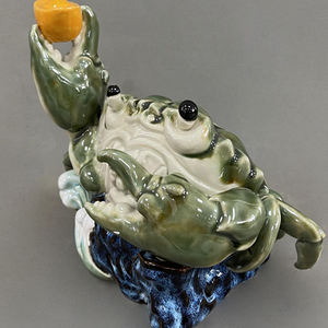 크리 에이 티브 아트 데코 게 중국 수공예 세라믹 작은 장식품 거실 데스크탑 장식 - Product Image 4