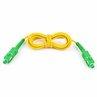 Cordon de brassage fibre optique SC/APC vers SC/APC, monomode G.657.A2 LSZH 2.0mm, insensible aux plis, 100% testé pour FTTH/PON/CATV