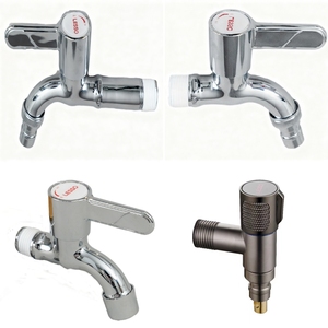 Robinet mural LESSO pour <span class=keywords><strong>machine</strong></span> à <span class=keywords><strong>laver</strong></span>, robinet de lavabo domestique, robinet d'<span class=keywords><strong>eau</strong></span> froide simple à ouverture rapide, robinet allongé - Product Image 5