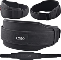 Ceinture de musculation en néoprène personnalisée CZFIT avec chaîne en acier, design personnalisable, respirante et imperméable pour l'entraînement en salle de sport