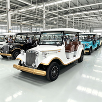 Renqi Voiture électrique rétro 8 places pour visites touristiques, mariages, hôtels et complexes, Bus navette classique, Vente en gros usine