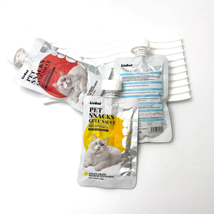 Sachet Premium <span class=keywords><strong>pour</strong></span> aliments humides Gulu Sauce Pouch <span class=keywords><strong>pour</strong></span> chats, friandises en gros, pâté, nourriture humide, herbe à chat, produits nutritionnels <span class=keywords><strong>pour</strong></span> animaux <span class=keywords><strong>de</strong></span> compagnie <span class=keywords><strong>de</strong></span> haute <span class=keywords><strong>qualité</strong></span> - Product Image 2
