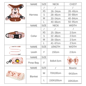 Arnés y Correa para Perro Resistentes y Personalizados, Juego de Collar, Bolsa para Premios para Perros, Chaleco para Mascotas con Logotipo Personalizado del Fabricante - Product Image 4