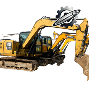 Excavatrice d'occasion Caterpillar 307E, marque japonaise d'origine, 7 tonnes, chenilles en caoutchouc, modèle 2020, godet de 0,35 m, moteur, boîte de vitesses - Product Image 1