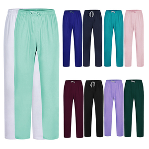 กางเกงส35% ผ้าฝ้าย65% โพลีเอสเตอร์เนื้อนุ่มสบายใส่ได้ทั้งหญิงและชายกางเกงสำหรับพยาบาลคลินิกสัตว์เลี้ยง42001K - Product Image 2