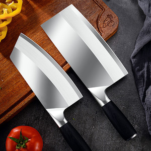 Cuchillo de cocina con punta de acero, mango de madera blanco y negro, cuchillo de acero de fabricación alemana, ultraafilado y de corte preciso. - Product Image 4