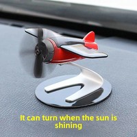 Accessoires intérieurs de voiture à énergie solaire, diffuseur d'air créatif personnalisé pour tableau de bord, désodorisant de voiture haut de gamme à thème océan