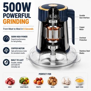 Meat Chopper Household Professional Small Mini 2l 3l 5l Automatic Stainless Steel Electric Meat Grinder <b>Machine</b> for <b>Home</b> Use - Product Image 4