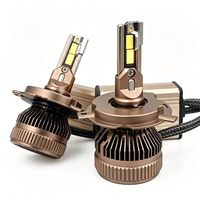 Bombilla LED H4 para Faros Delanteros de Coche, 110W, 11000LM, 6000K, Sin Errores Canbus, 12V, Repuesto