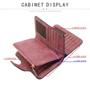 Cartera de Mano de Gran Capacidad para Dama al Por Mayor Estilo Coreano de Moda con Botón, Monedero con Cremallera para Señora, Cartera para Mujer Forever - Product Image 4