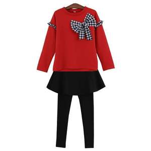 Ensembles de vêtements pour enfants : T-shirts pour enfants et robes longues pour filles, fabriqués en Turquie par des fabricants de vêtements à Shenzhen - Product Image 1