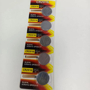5 batterie a bottone al litio <span class=keywords><strong>CR2016</strong></span> <span class=keywords><strong>3V</strong></span> per giocattoli, elettrodomestici ed elettronica di consumo - Product Image 1