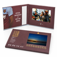 Brochure vidéo, livre vidéo et carte de vœux personnalisés avec impression HD pour la promotion immobilière et les présentations d'entreprise