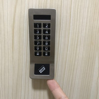 Clavier mot de passe électronique serrure de porte d'armoire numérique avec clé principale RFID