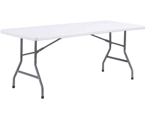 Table pliante en plastique, 40 pieds, 6 pieds, pour l'extérieur, le camping, moule en HDPE, pour l'extérieur - Product Image 1
