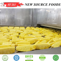 Ananas surgelé Fraîcheur Optimal-Délicieux fruits en dés en vrac, tranchés et emballés en bloc