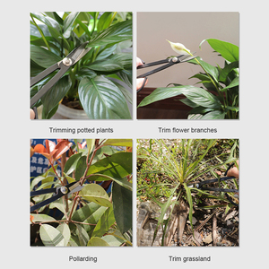 Manual Manganese Steel Pruning Scissors 190x43mm <strong>Bud</strong> <strong>Trimmer</strong> Aluminum Foil Bag Gardening Essentials Lightweight Design Black - Product Image 6