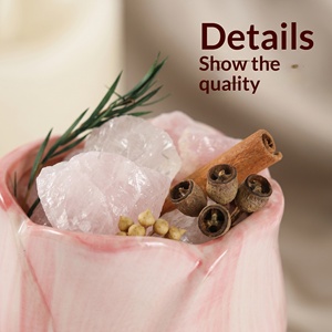 Ceramic Tulip Shaped <b>Reed</b> <b>Diffuser</b> Crystal Aromatherapy Gift Set No Fire Essential Oil Home Decor - Product Image 6